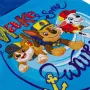 Детска памучна плажна кърпа пончо с качулка paw patrol синя_1191449, снимка 3