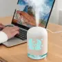 LED мини преносим светещ USB овлажнител за въздух за дома и за автомобила, снимка 3