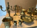 свещници, кани, купи и чаши от месинг, снимка 8