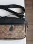 Луксозна кожена мъжка crossbody чанта Coach New York, снимка 2