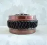 Винтидж медна кутия. Ръчна изработка 9см., снимка 2