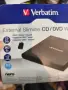 Чисто Ново Запечатано Външно записващо устройство Verbatim Slimline CD/DVD Writer (USB 2.0, черно) , снимка 10