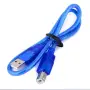 Кабел За Arduino UNO/MEGA (USB A to Micro USB) – 30 cm, снимка 1