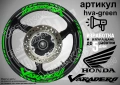 Honda Varadero кантове и надписи за джанти, снимка 5