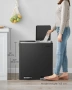 Кош за разделна събиране на отпадъци 2x30 л, метален, с педали, плавно затваряне, снимка 6