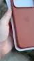 Оригинален Apple Силиконов калъф с MagSafe за iPhone 17 Pro Max – Terra Cotta, снимка 3