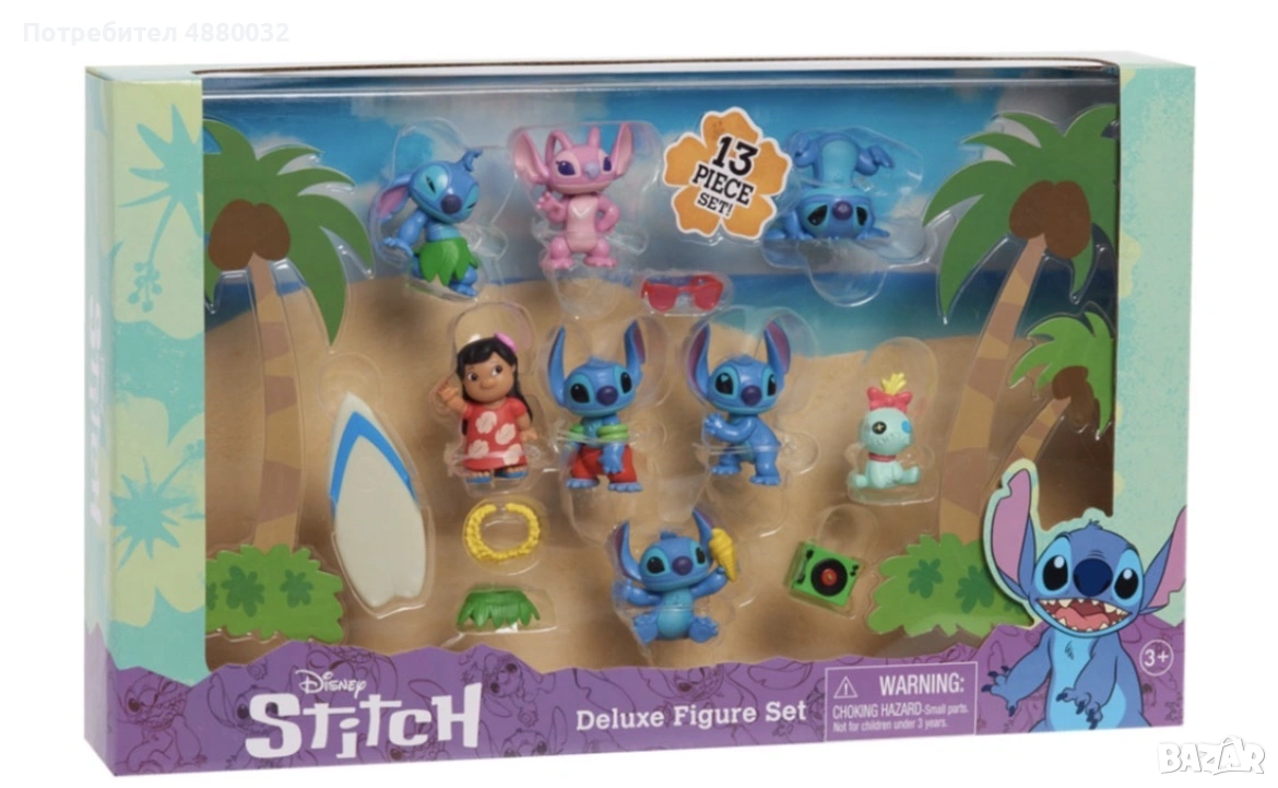 комплект фигурки на Stitch , снимка 1