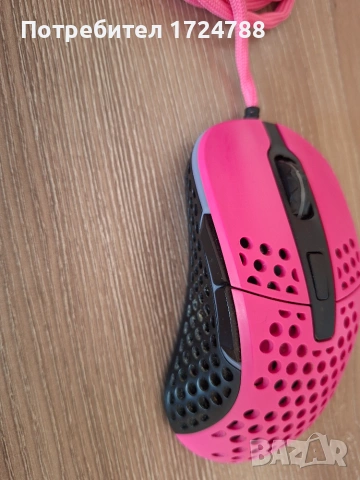 Геймърска мишка Xtrfy M4 Pink, RGB, Розов, снимка 6 - Клавиатури и мишки - 55120936