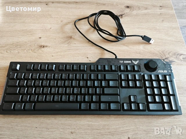Asus TUF GAMING K1 клавиатура, снимка 3 - Клавиатури и мишки - 54235038