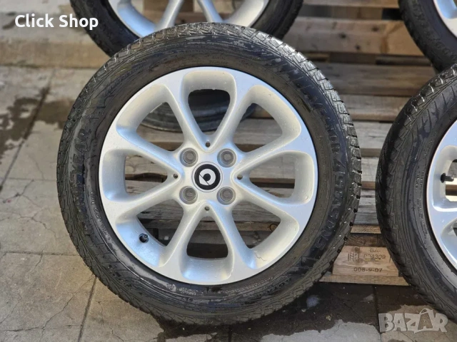 4х100 15 Джанти Спорт Пакет Smart FORFOUR ForTwo Смарт 4х100, снимка 3 - Гуми и джанти - 55113587