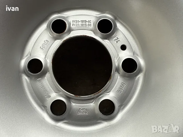4 бр. чисто нови бусови железни джанти FORD 16 цола 6x120, централен отвор 74.5, 6,5J ET50, снимка 7 - Гуми и джанти - 55613616