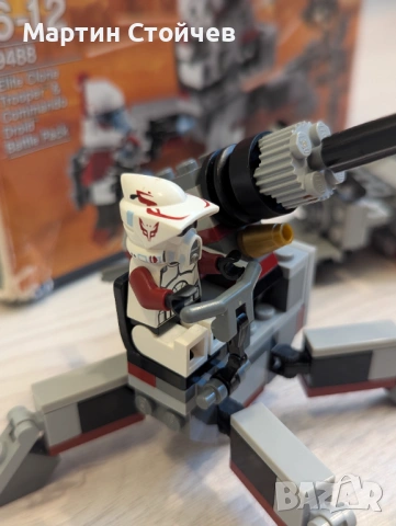 Lego 9488 Star Wars Elite Clone Trooper & Commando Droid Battle Pack + екстри, снимка 6 - Конструктори - 54904726