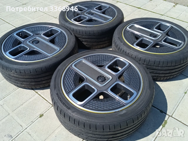 Джанти Mini Cooper SE 17 5x112 с гуми 205/45/17 F55 F56 F57, снимка 3 - Гуми и джанти - 54221791