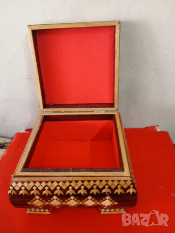 Винтидж дървена кутия за цигари, снимка 4 - Други ценни предмети - 54215572