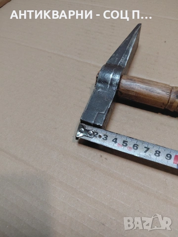 Соц Стар Чисто Нов Каменоделски Чук 0.750кг. НОМЕР 1710., снимка 14 - Антикварни и старинни предмети - 54233727