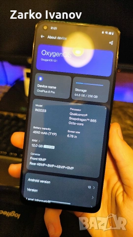 телефон oneplus 8 pro 12/256, снимка 3 - Други - 54421961