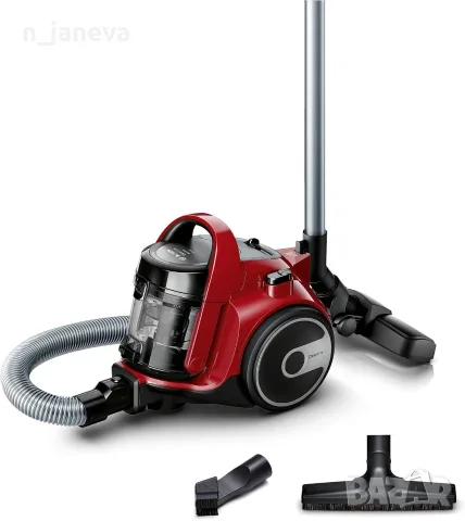 Прахосмукачка Bosch BGC05AAA2 – червена, без торба
