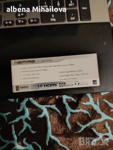 Acer v3-771g, снимка 2 - Лаптопи за дома - 54990142