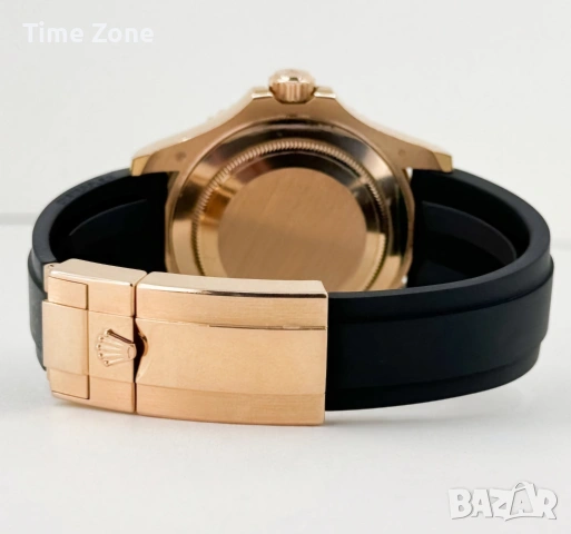 Rolex Yacht-Master 40mm (37mm) Rose Gold Black Dial Automatic Унисекс Различни Варианти, снимка 7 - Мъжки - 54044086