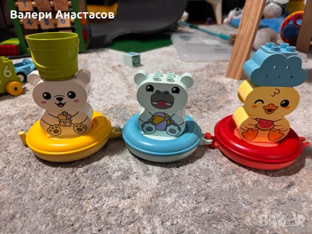 LEGO DUPLO My First Bath Time Fun 10965 – влакче с животни за баня, снимка 2 - Образователни игри - 55261193