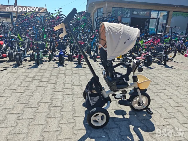 BYOX Детска триколка Flexy LUX бежов, снимка 11 - Детски велосипеди, триколки и коли - 55440162