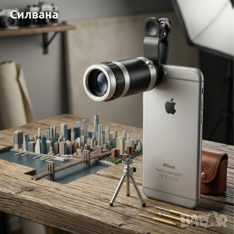 Универсален телескоп обектив за телефон , снимка 2 - Други - 54123250