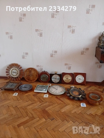 Стари стенни часовници от различни марки, държави игодиниа, снимка 15 - Антикварни и старинни предмети - 52017758