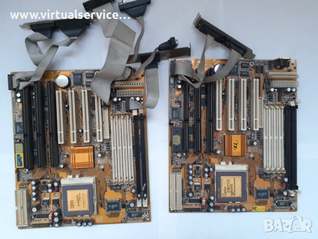 Ретро дъна Socket7 TXPro-II с процесори IBM PR200