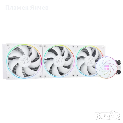 Thermalright AQUA ELITE 360 ARGB V2 Охладител за процесор 360 AIO с 3 PWM вентилатора – бял