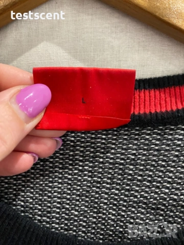 €160 Мъжки пуловер с дълъг ръкав Men's Hugo Boss Scol Sweater в черно Размер L, снимка 8 - Пуловери - 54020420