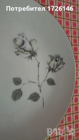 Порцеланови чинии със златен кант 2 броя на Rörstrand, Sweden , снимка 6 - Чинии - 54046312