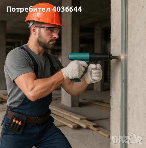 Пиронен мини пистолет, с патрони, снимка 2 - Куфари с инструменти - 55543955