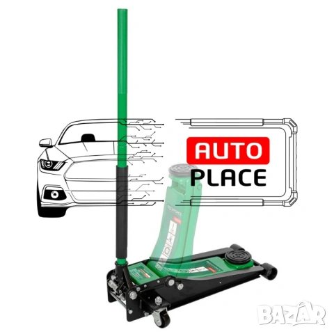 Нископрофилен крик 3.5 тона ( 75 – 510 мм ) RockForce, снимка 2 - Други инструменти - 54027369