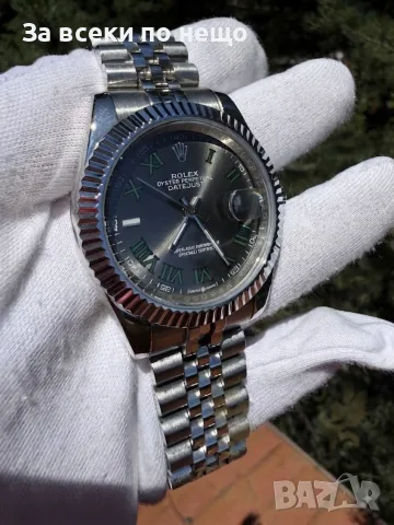 Rolex Wimbledon Мъжки Часовник С Автоматичен Механизъм Код Chronolux45, снимка 2 - Мъжки - 55645435