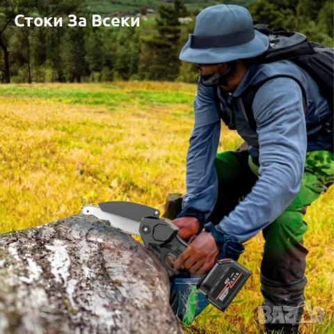 Акумулаторен мини трион 6” с 2 батерии и куфар, снимка 10 - Градински инструменти - 54326252