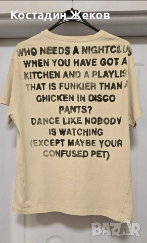 Нова със етикет. Тениска памучна оригинална. ZARA 