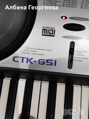 Синтезатор  CASIO CTK 651, снимка 4 - Синтезатори - 54638275