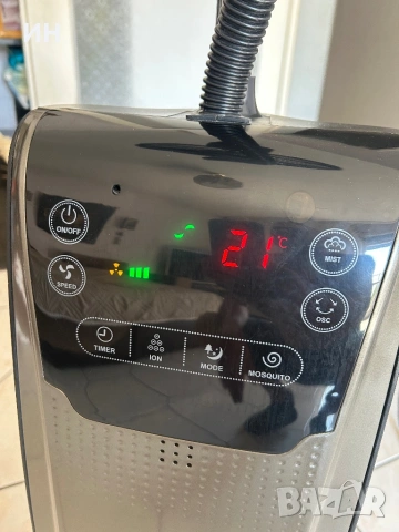 Продавам вентилатор с овлажняване Rovus Ultralux Mist Fan 5in1 – модел TSP40-EB., снимка 4 - Вентилатори - 54626669