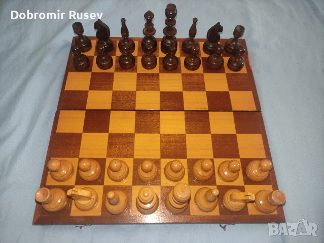 Класически шах (дървени фигури и кутия), снимка 2 - Настолни игри - 55189036
