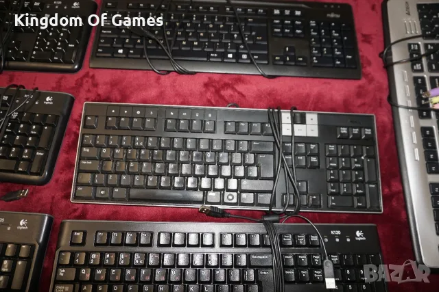 13 Клавиатури Logitech K120/Dell/Fujitsu KB410K/Gembird/Genius/A4Tech за Настолен Компютър , снимка 10 - Клавиатури и мишки - 55501007