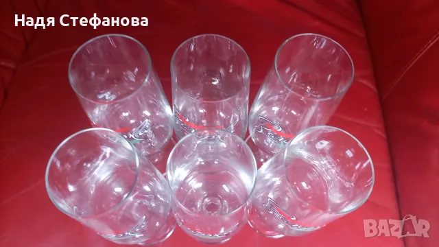 Стъклени чаши за бира, загорка, столче, 6 бр, тънкостенни, снимка 5 - Чаши - 55442970