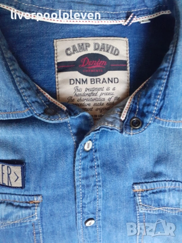👉Camp David Original L ефектна дънкова, снимка 7 - Ризи - 54724011