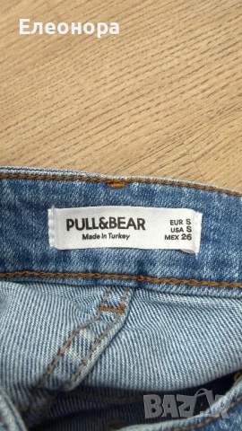 Дънкова пола - Pull&bear, снимка 4 - Поли - 54779832