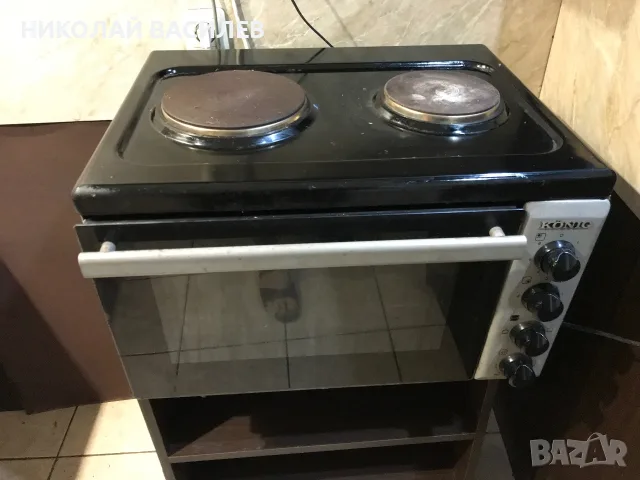 Продавам  малка  печка  на  ток  с  2 котлона и фурна ., снимка 8 - Печки, фурни - 55608317