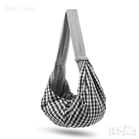 Нова Слинг чанта през рамо за кучета, котки и други животни, Сив, снимка 2 - Други спортове - 54202929