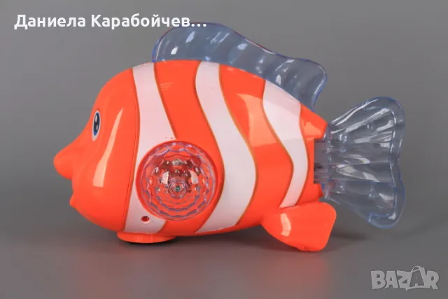Рибка клоун - оранжева , снимка 2 - Играчки за стая - 55563270