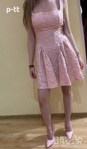 Дамска нежна рокля , снимка 6 - Рокли - 53975594