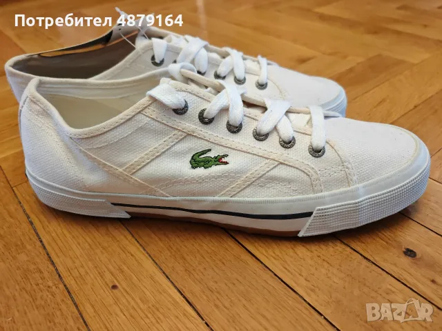 LaCoste оригинални платненки 43 номер , снимка 3 - Спортни обувки - 55446322