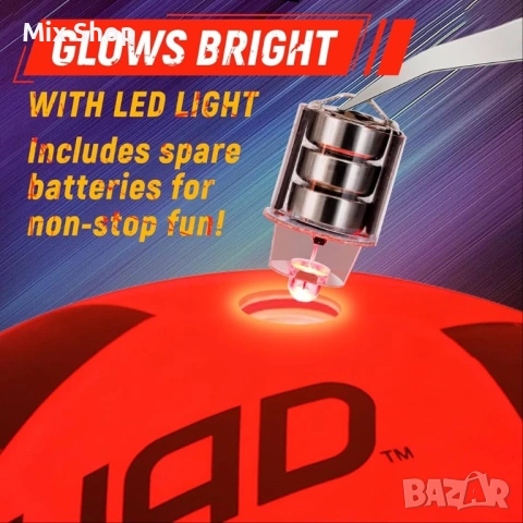 Нова Squad светеща в тъмното топка, снимка 4 - Футбол - 54154746