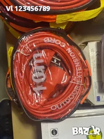 Удължител на ток-кабел 3х1,5мм IP 44дължини 10;20;30 м 